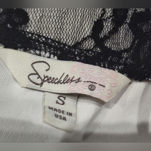 Speechless black lace cocktail formal dress sz S Lined and net lining - Picture 2 of 16